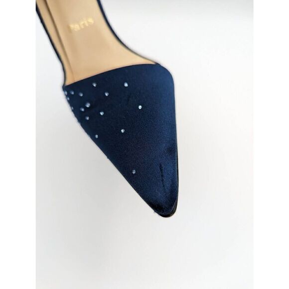 Christian Louboutin Helmoon d'Orsay satin pumps size EU 39 - Picture 9 of 10